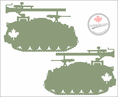 'M113 106mm Recoilless Rifle (PAIR)' Premium Vinyl Decal / Sticker