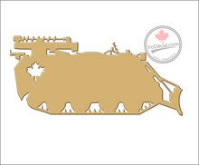 'M113 EVSEV Dozer Auger' Premium Vinyl Decal / Sticker