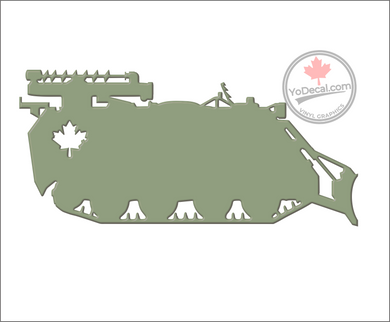 'M113 EVSEV Dozer Auger' Premium Vinyl Decal / Sticker