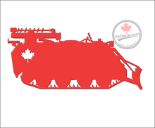 'M113 EVSEV Dozer Auger' Premium Vinyl Decal / Sticker