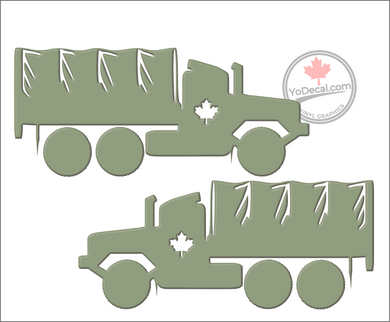 'M35 Deuce and a Half (PAIR)' Premium Vinyl Decal / Sticker