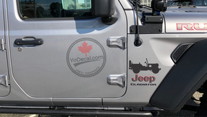 'M38 Jeep Willys (PAIR)' Premium Vinyl Decal / Sticker