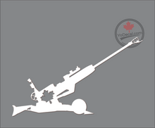 'M777 150mm Howitzer Side Profile' Premium Vinyl Decal / Sticker
