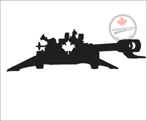 'M777 155mm Howitzer Canadian' Premium Vinyl Decal