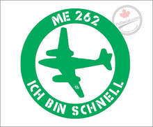 'ME 262 Ich Bin Schnell' Premium Vinyl Decal