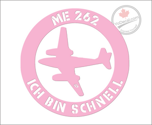 'ME 262 Ich Bin Schnell' Premium Vinyl Decal