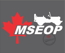 'MSEOP with Maple Leaf & M38' Premium Vinyl Decal / Sticker