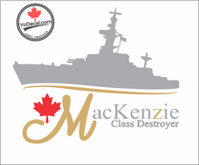 'MacKenzie-Class Destroyer' Premium Vinyl Decal / Sticker