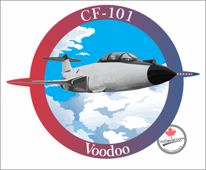 'McDonnell CF-101 Voodoo' Premium Vinyl Decal / Sticker