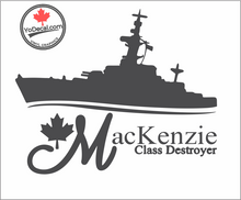 'MacKenzie-Class Destroyer' Premium Vinyl Decal / Sticker