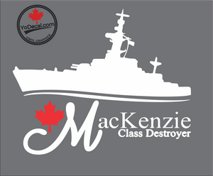 'MacKenzie-Class Destroyer' Premium Vinyl Decal / Sticker