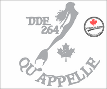 'DDE 264 Qu'Appelle & Mermaid' Premium Vinyl Decal / Sticker
