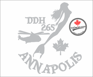 'DDH 265 Annapolis & Mermaid' Premium Vinyl Decal / Sticker