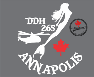 'DDH 265 Annapolis & Mermaid' Premium Vinyl Decal / Sticker