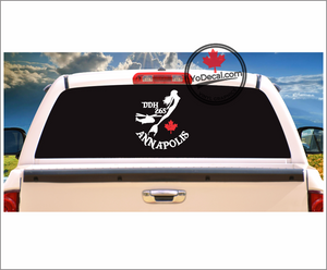 'DDH 265 Annapolis & Mermaid' Premium Vinyl Decal / Sticker