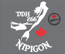 'DDH 266 Nipigon & Mermaid' Premium Vinyl Decal / Sticker