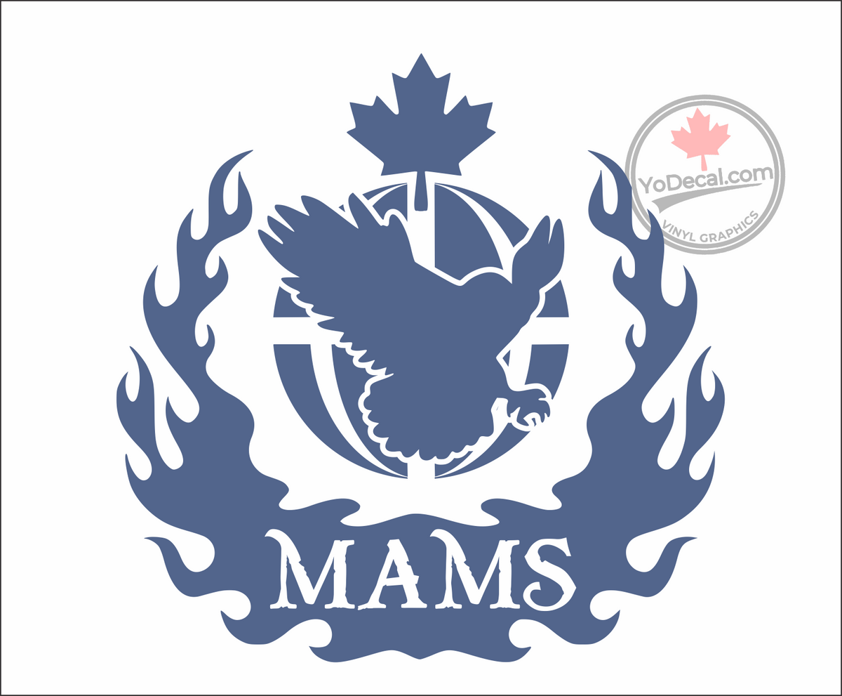 'Mobile Air Movements Section MAMS Tribute' Premium Vinyl Decal / Stic ...