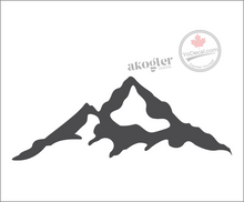 'Mountain Range Modern 1' Premium Vinyl Wall Decal