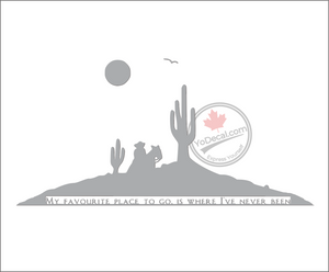 'My Favourite Place To Go' Premium Vinyl Decal