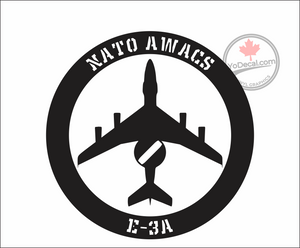'NATO AWACS E-3A' Premium Vinyl Decal / Sticker
