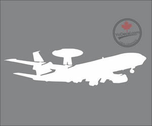 'NATO/American AWACS E-3A In Flight' Premium Vinyl Decal / Sticker