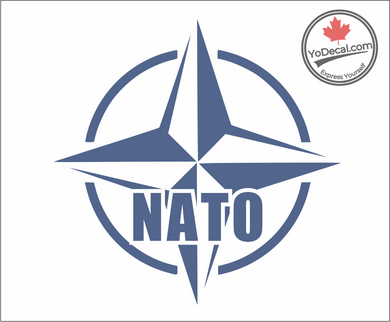 'NATO Star' Premium Vinyl Decal / Sticker