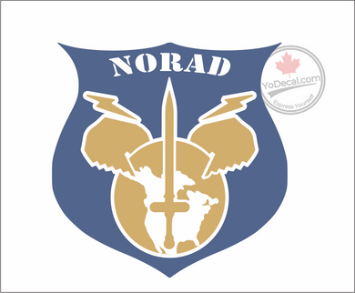 'NORAD Patch' Premium Vinyl Decal / Sticker