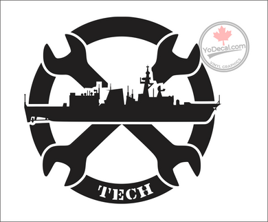 'Naval Tech' Premium Vinyl Decal