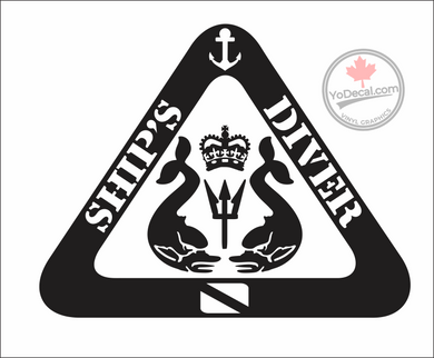 'Ship's Diver' Premium Vinyl Decal / Sticker