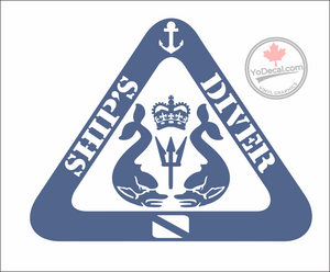'Ship's Diver' Premium Vinyl Decal / Sticker