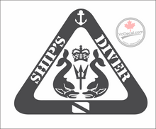 'Ship's Diver' Premium Vinyl Decal / Sticker