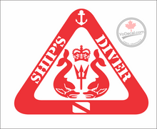 'Ship's Diver' Premium Vinyl Decal / Sticker