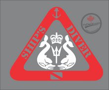 'Ship's Diver' Premium Vinyl Decal / Sticker
