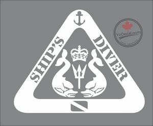 'Ship's Diver' Premium Vinyl Decal / Sticker