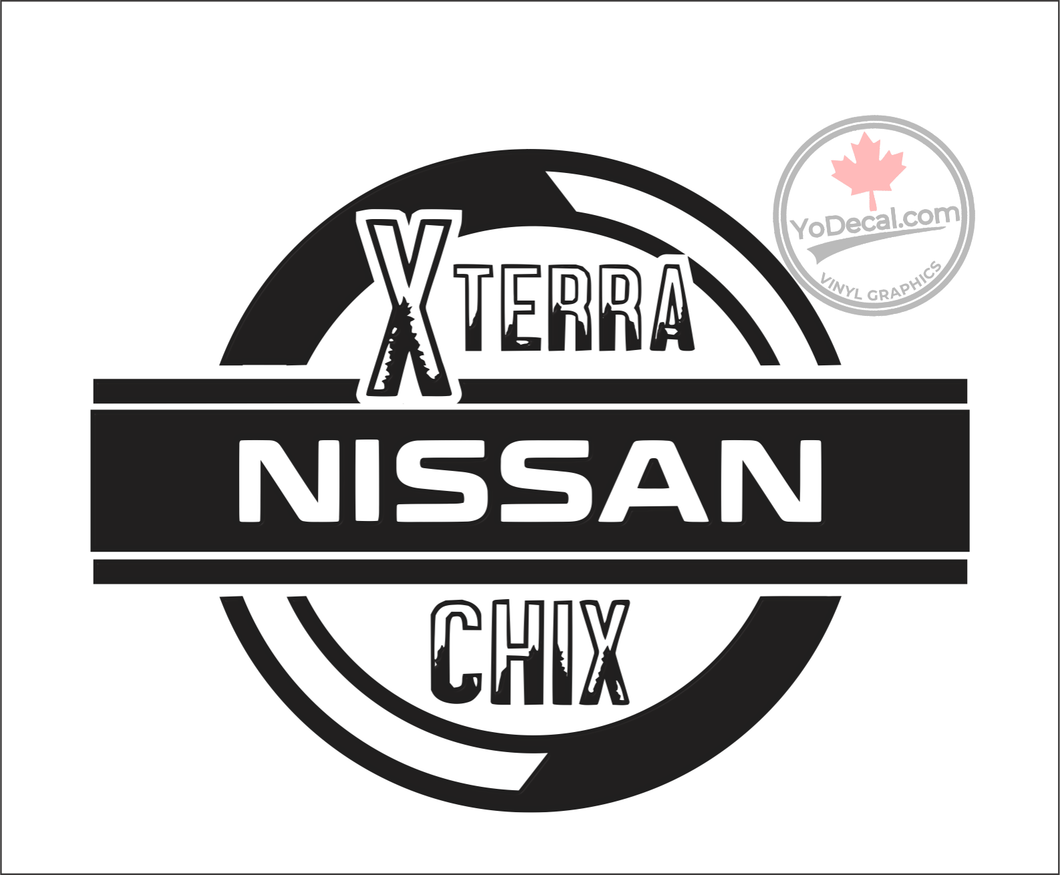 'Xterra-Chix Nissan Emblem' Premium Vinyl Decal