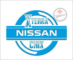 'Xterra-Chix Nissan Emblem' Premium Vinyl Decal