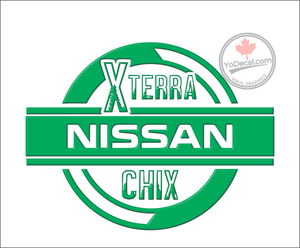 'Xterra-Chix Nissan Emblem' Premium Vinyl Decal
