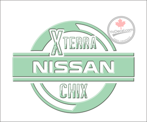 'Xterra-Chix Nissan Emblem' Premium Vinyl Decal