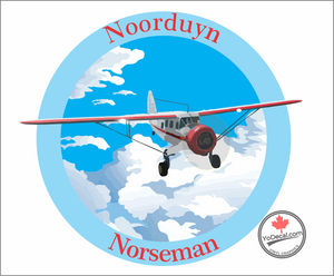 'Noorduyn Norseman' Premium Vinyl Decal / Sticker
