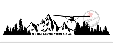 'Not All Those Who Wander Are Lost - Cessna' Premium Vinyl Decal