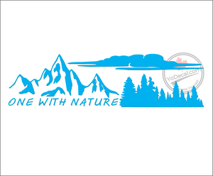 'One With Nature' Premium Vinyl Decal