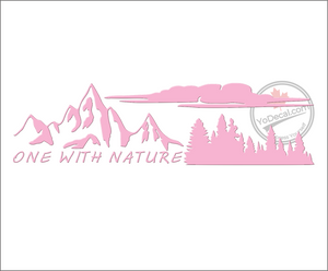 'One With Nature' Premium Vinyl Decal