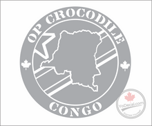 'Op Crocodile Congo' Premium Vinyl Decal / Sticker