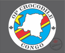 'Op Crocodile Congo' Premium Vinyl Decal / Sticker