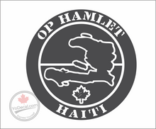 'Op Hamlet Haiti' Premium Vinyl Decal / Sticker
