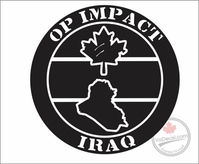 'Op Impact Iraq' Premium Vinyl Decal / Sticker