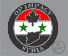 'Op Impact Syria' Premium Vinyl Decal / Sticker