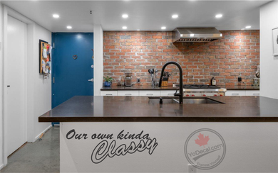 'Our Own Kinda Classy' Premium Vinyl Wall Decal