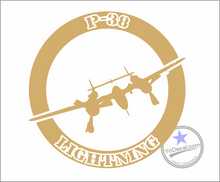 'P-38 Lightning' Premium Vinyl Decal