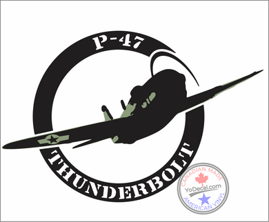 'Republic P-47 Thunderbolt' Premium Vinyl Decal